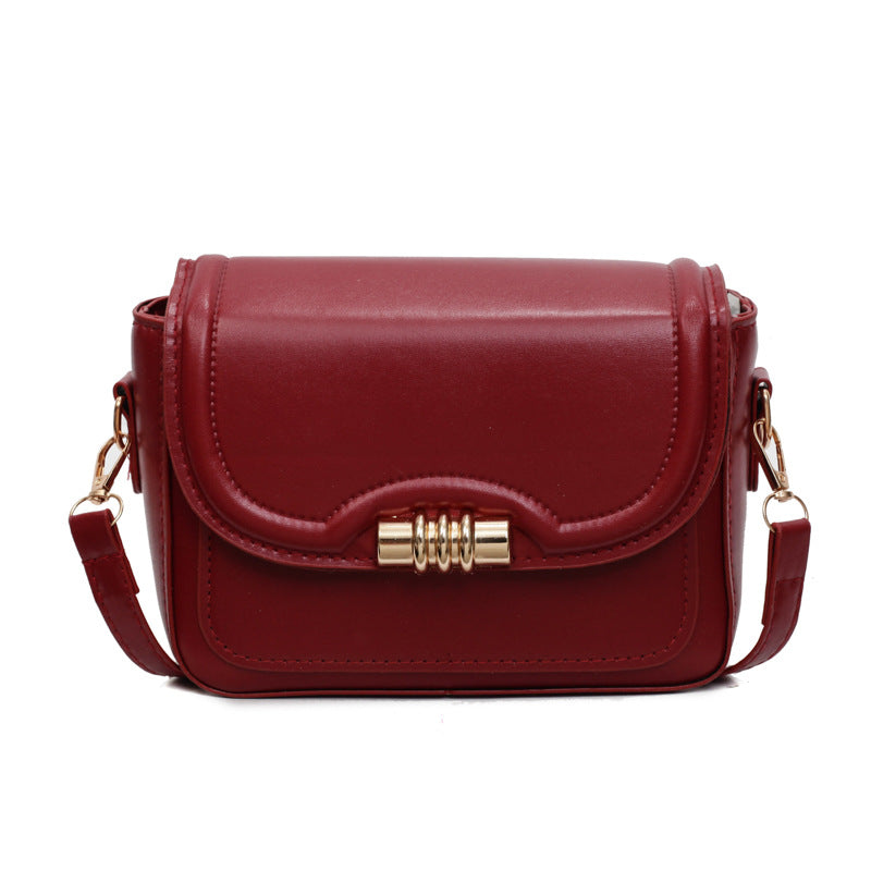 Damen elegante Umhängetasche mit strukturiertem Design und goldfarbenem Verschluss Nord Taschen