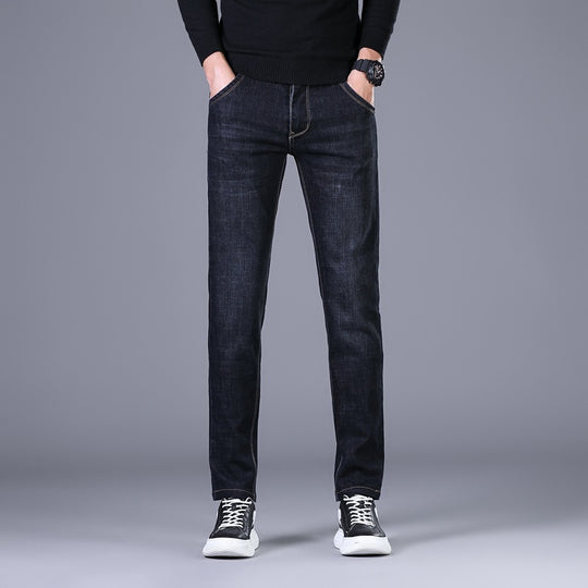 Damen Elastische Slim‑Straight-Jeans mit hohem Komfortbund Nord Taschen