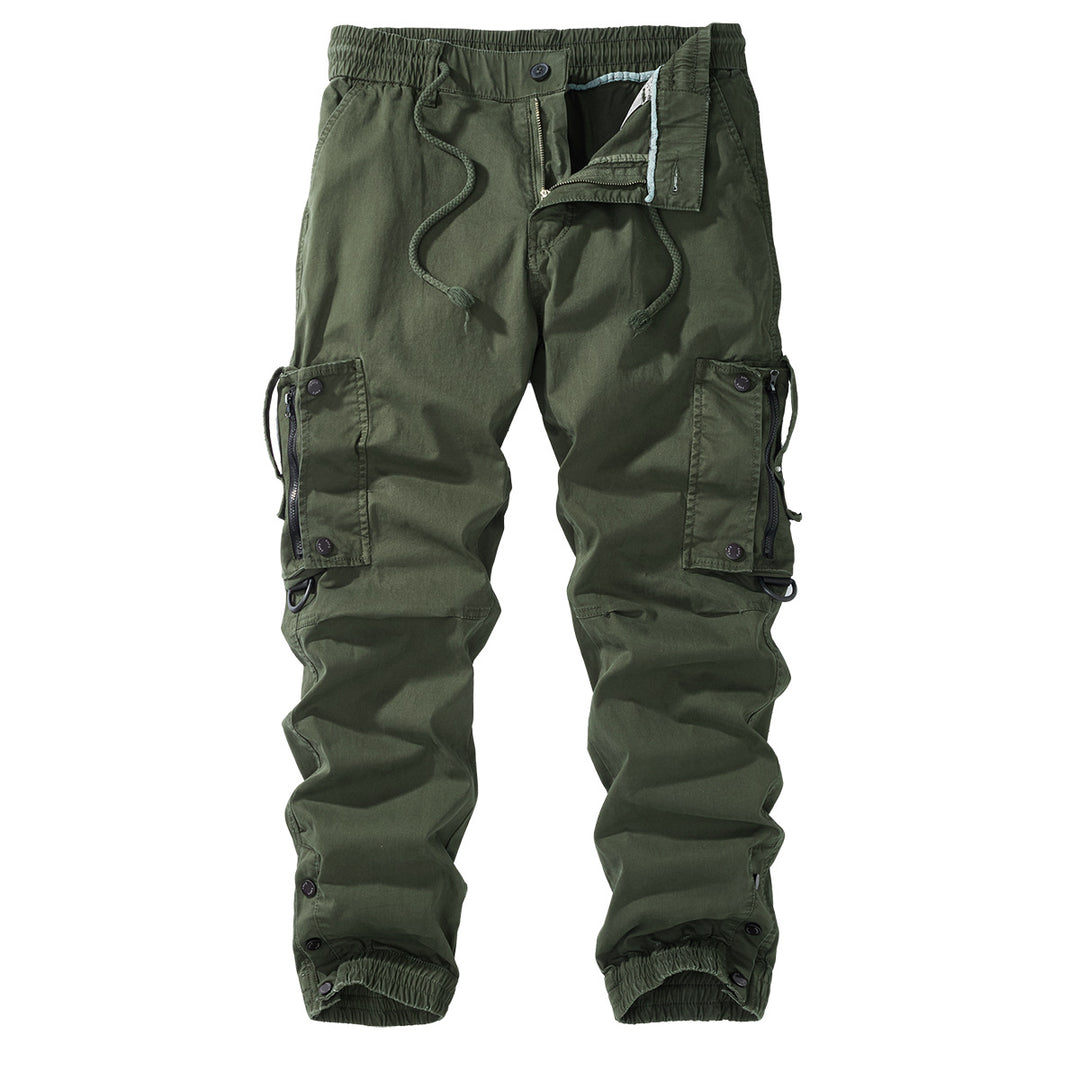 Herren Cargo-Jogginghose mit elastischem Bund, Reißverschluss-Cargotaschen und verstellbarem Saum Nord Taschen