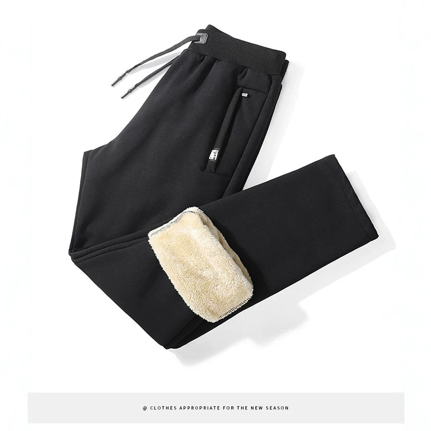 Herren Minimalistische Tech-Jogginghose mit Slim-Fit, Elastikbund und verdeckten Reißverschlusstaschen Nord Taschen