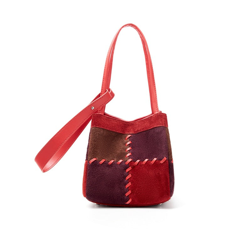 Damen Modische Umhängetasche mit kreativem Patchwork Nord Taschen