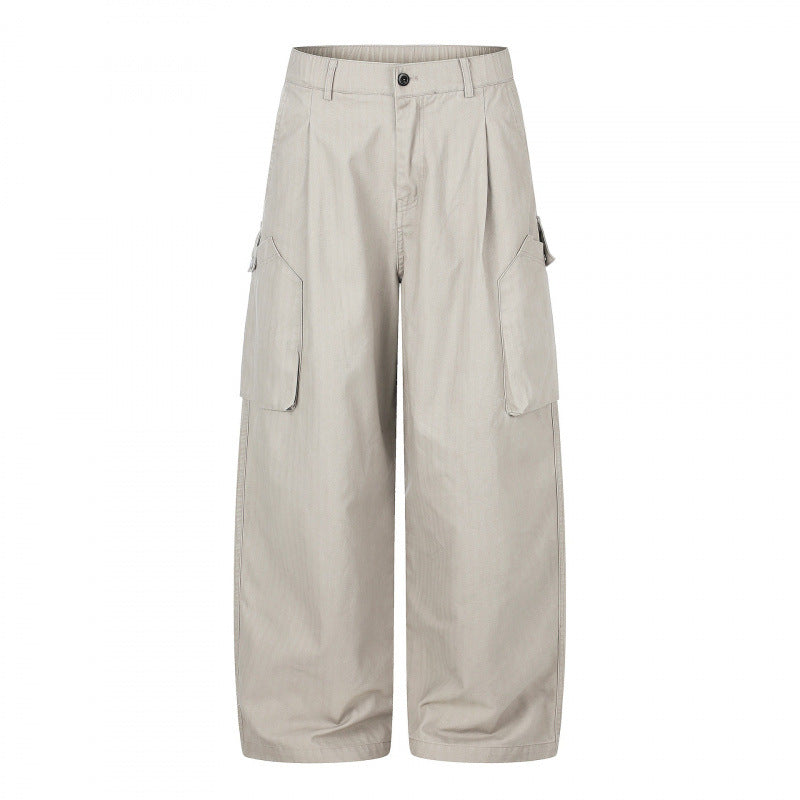 Damen weite Cargo‑Culottehose mit hoher Taille, aufgesetzten Klappentaschen und lässiger Cropped‑Silhouette Nord Taschen
