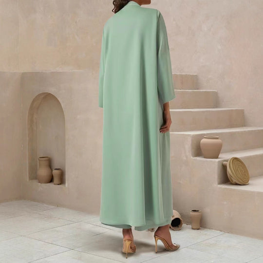 Damen Elegantes und luftiges Maxi-Kleid Nord Taschen