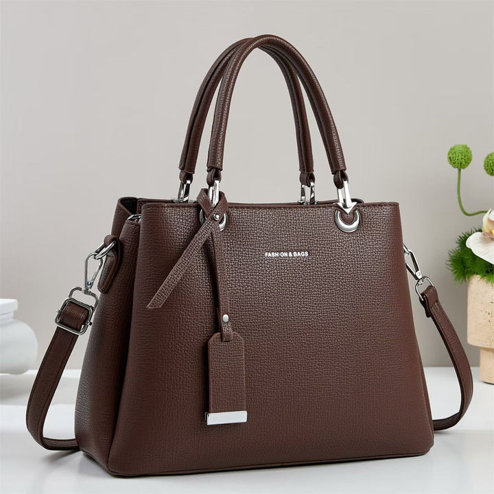 Damen elegante Handtasche mit strukturierten Akzenten Nord Taschen