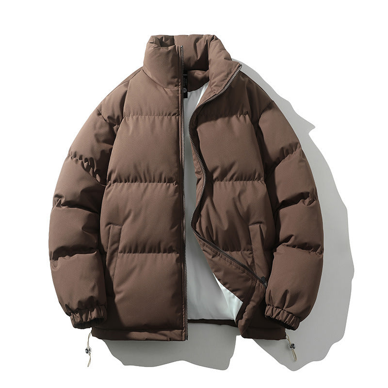 Unisex Wattierte Stepp-Übergangsjacke mit hohem Kragen und verstellbarem Saum Nord Taschen
