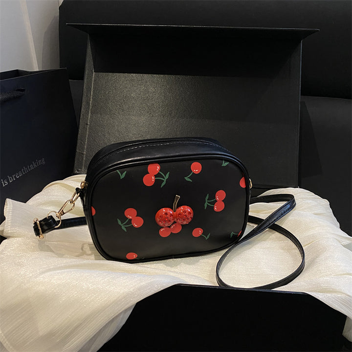 Damen Mini-Umhängetasche mit fruchtigem Kirschdesign Nord Taschen