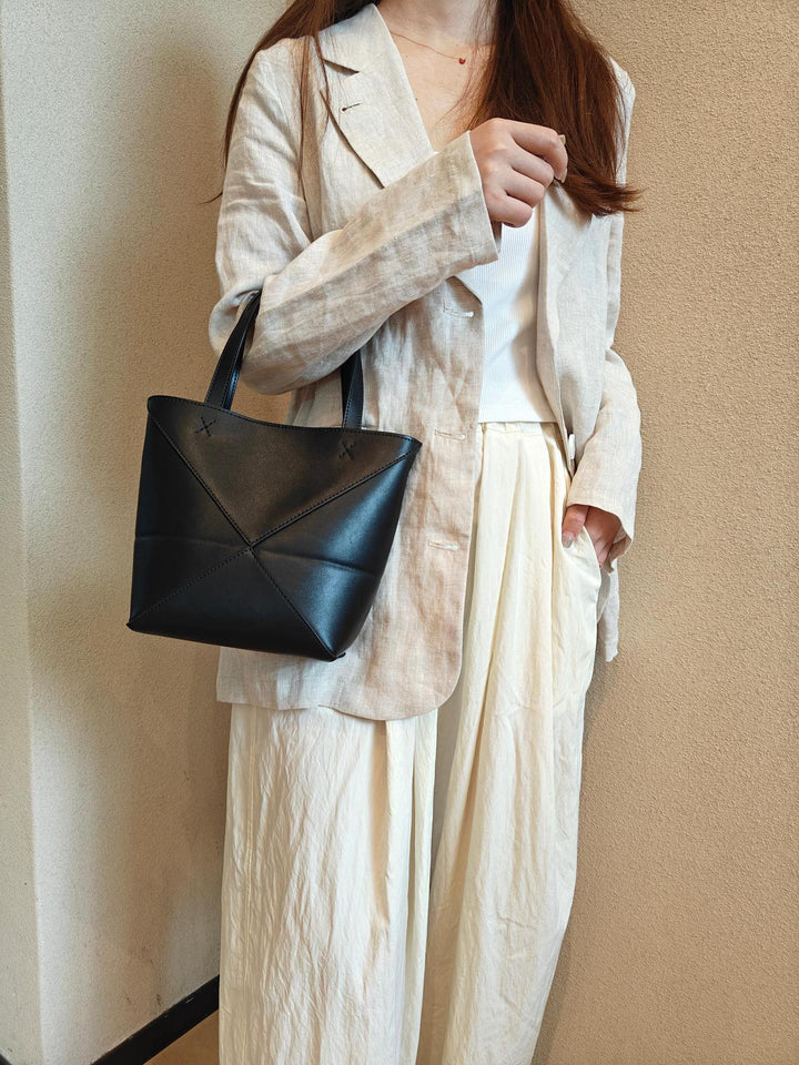 Damen elegante geometrische Tragetasche Nord Taschen