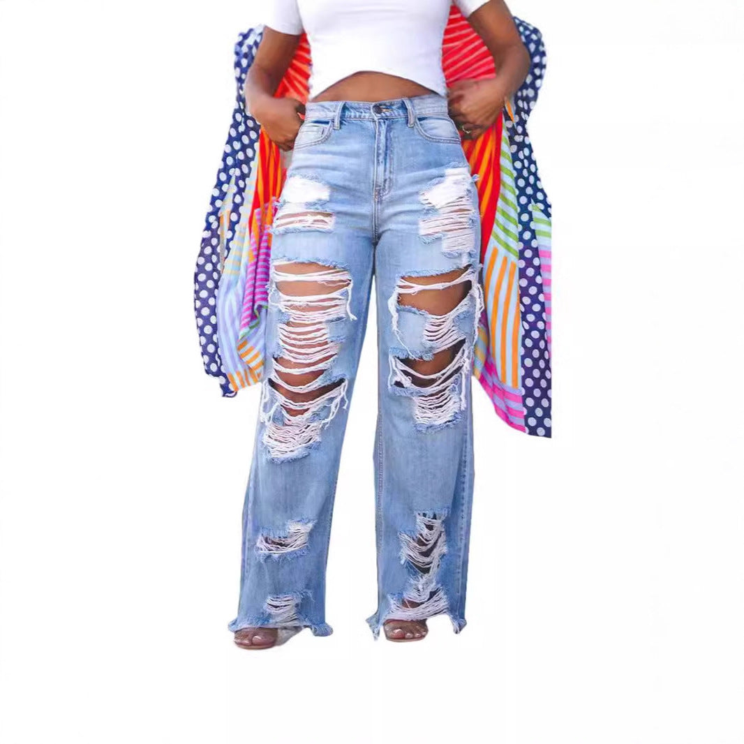 Denim Hole Lose Jeans