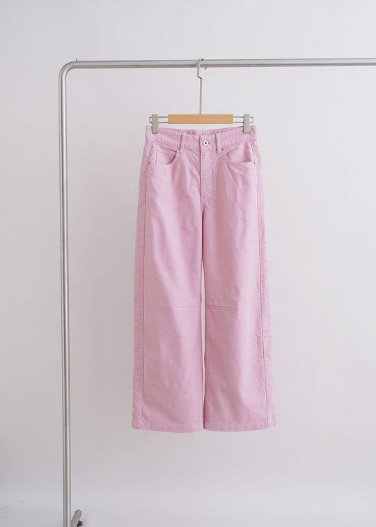 Damen Weite High-Waist Hose Nord Taschen