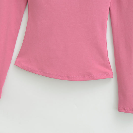 Damen Enganliegendes Off-Shoulder Longsleeve aus Stretch-Jersey Nord Taschen