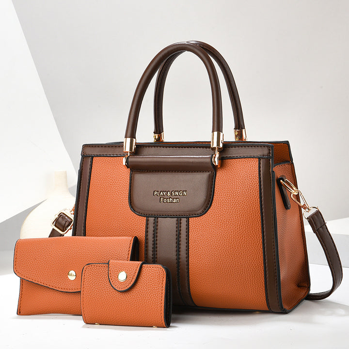 Damen Handtasche mit abnehmbarer Clutch und praktischen Fächern Nord Taschen