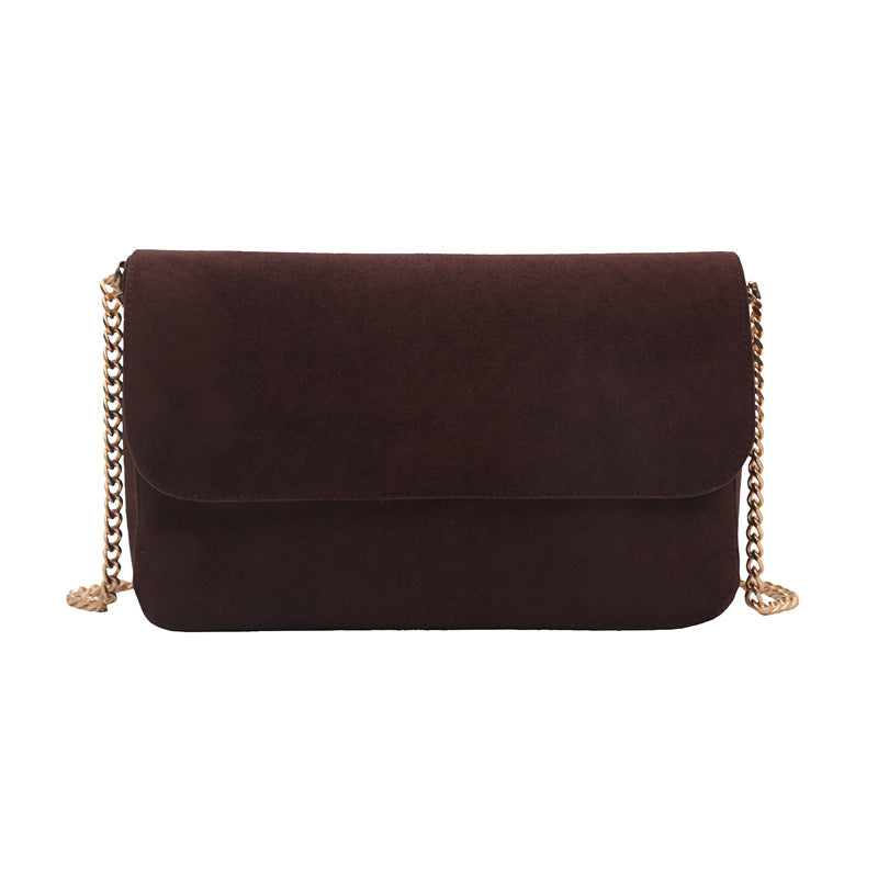 Damen Clutch Tasche mit edlem Kettenakzent Nord Taschen