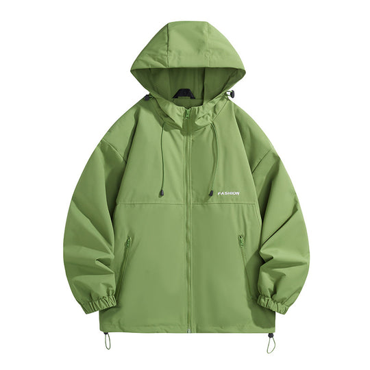 Herren Tech-Kapuzenwindbreaker mit verstellbarem Saum und wasserabweisender Membran Nord Taschen