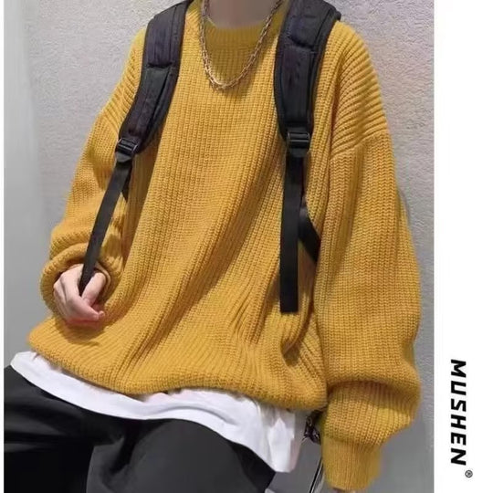 Damen Modischer Grobstrickpullover mit lässiger Passform Nord Taschen