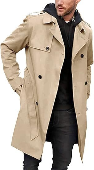 Herren Trenchcoat mit klassischem Stil