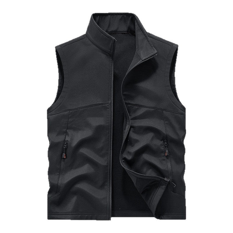 Herren Softshell-Weste mit Fleece-Innenfutter, winddicht und wasserabweisend Nord Taschen