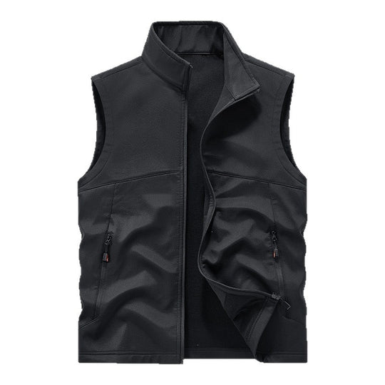 Herren Softshell-Weste mit Fleece-Innenfutter, winddicht und wasserabweisend Nord Taschen