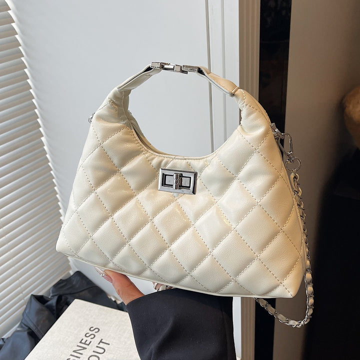 Damen Mini-Bag mit elegantem Steppdesign und schickem Kettenverschluss Nord Taschen