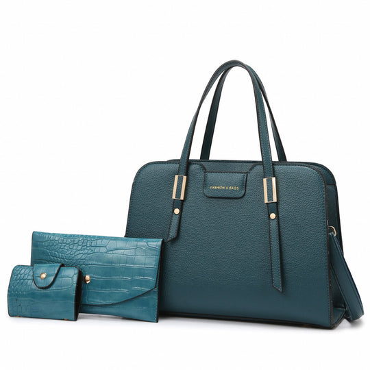 Damen elegantes Handtaschen-Set mit abnehmbarer Geldbörse und stilvollem Design Nord Taschen