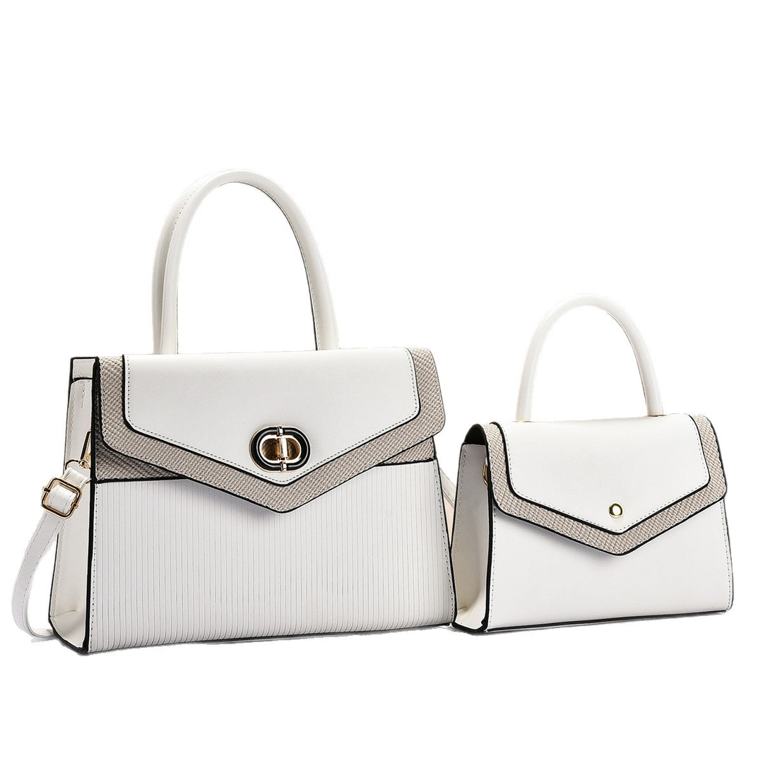 Damen elegantes Handtaschen-Set mit abnehmbarer Clutch Nord Taschen