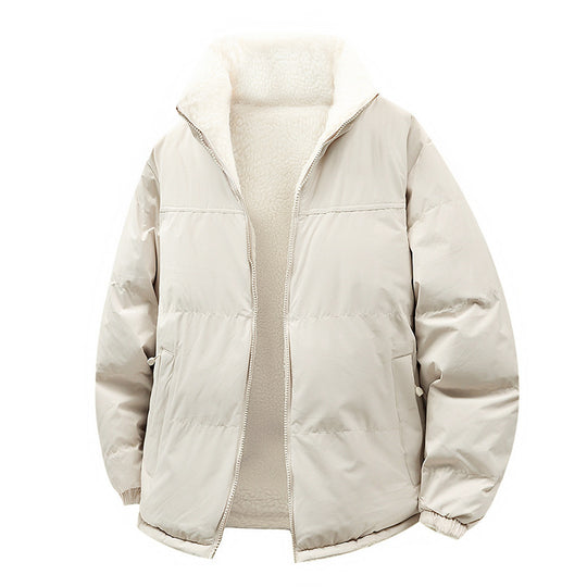 Unisex Wattierte Bomberjacke mit Teddyfutter und verdeckten Innentaschen Nord Taschen