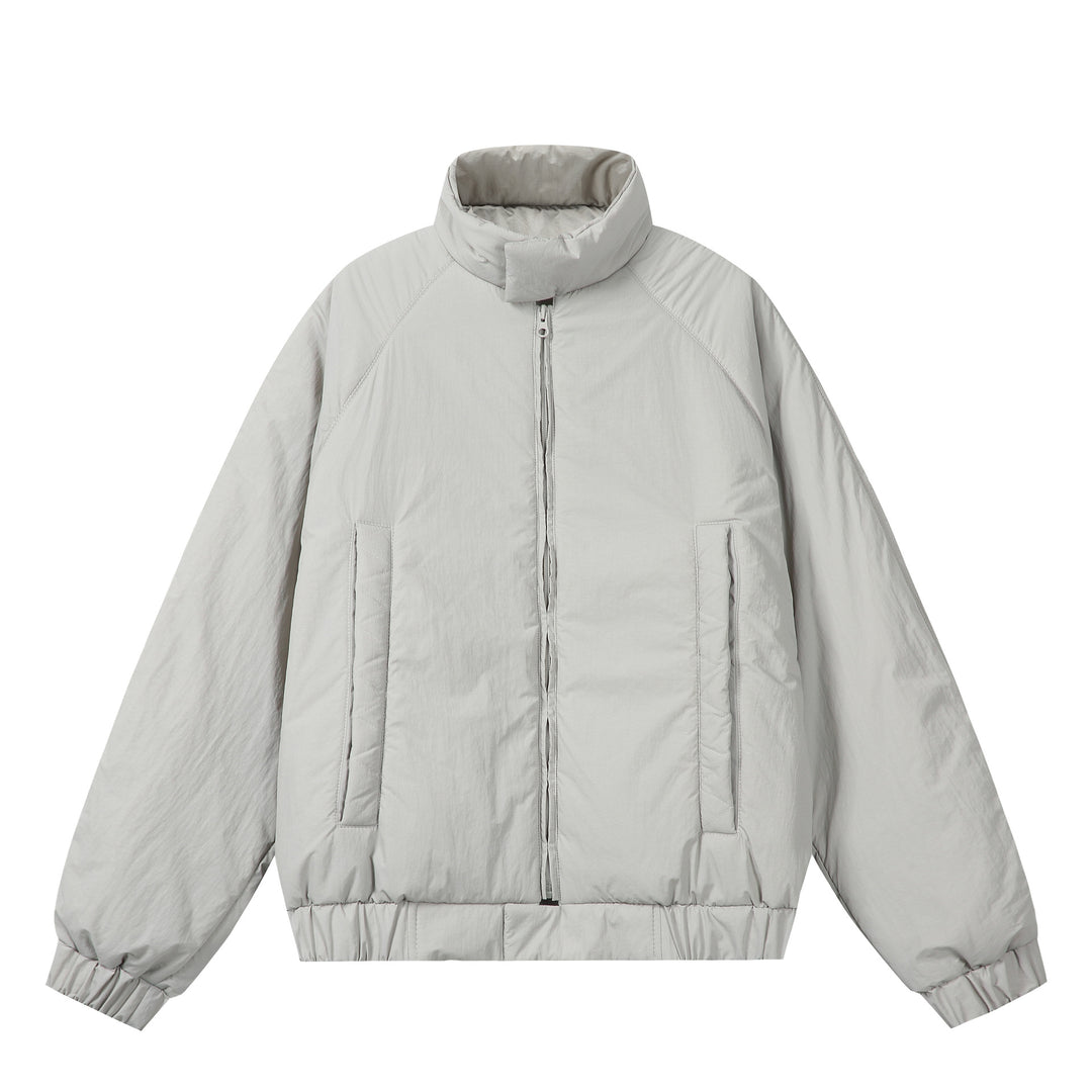 Unisex Boxy-wattierte Kurzjacke mit voluminösem Funnelkragen Nord Taschen