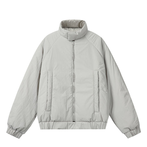Unisex Boxy-wattierte Kurzjacke mit voluminösem Funnelkragen Nord Taschen