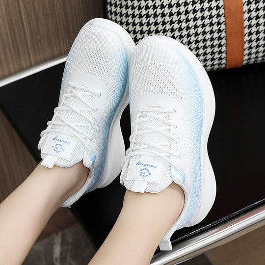 Damen sportliche Leichtgewicht Sneakers mit atmungsaktiver Obermaterialstruktur Nord Taschen