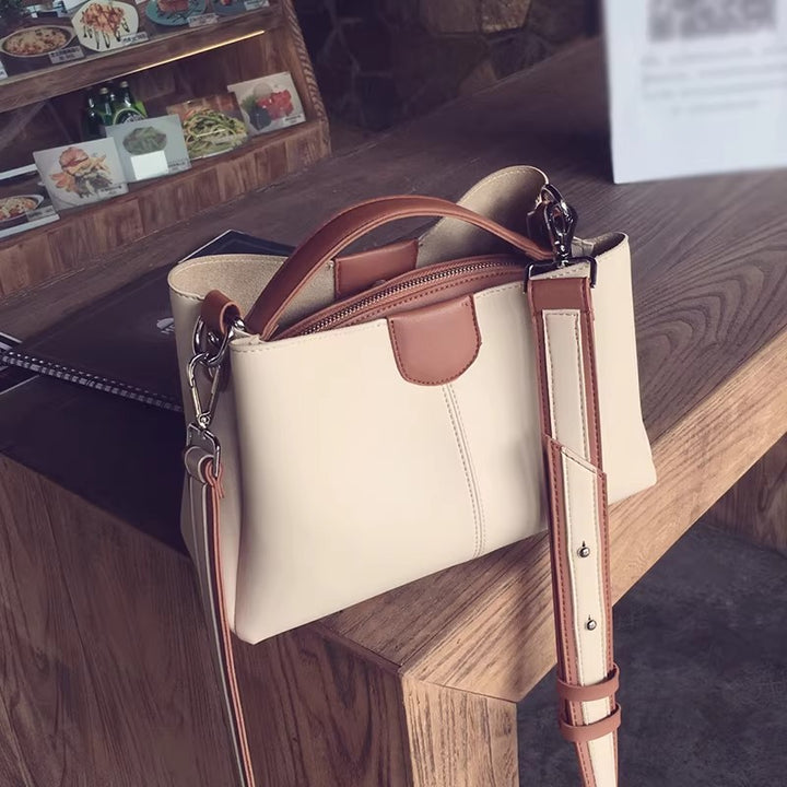 Damen Hobo-Tasche aus hochwertigem Kunstleder mit abnehmbarem Schulterriemen Nord Taschen