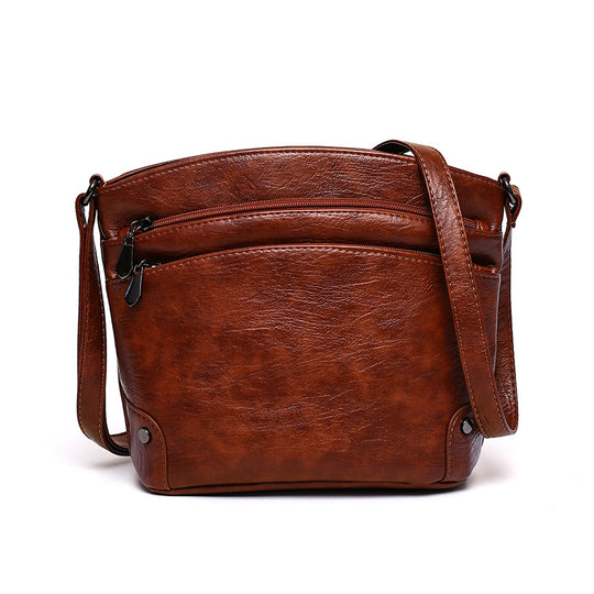 Damen Umhängetasche mit eleganter zweifacher Fächerausstattung Nord Taschen