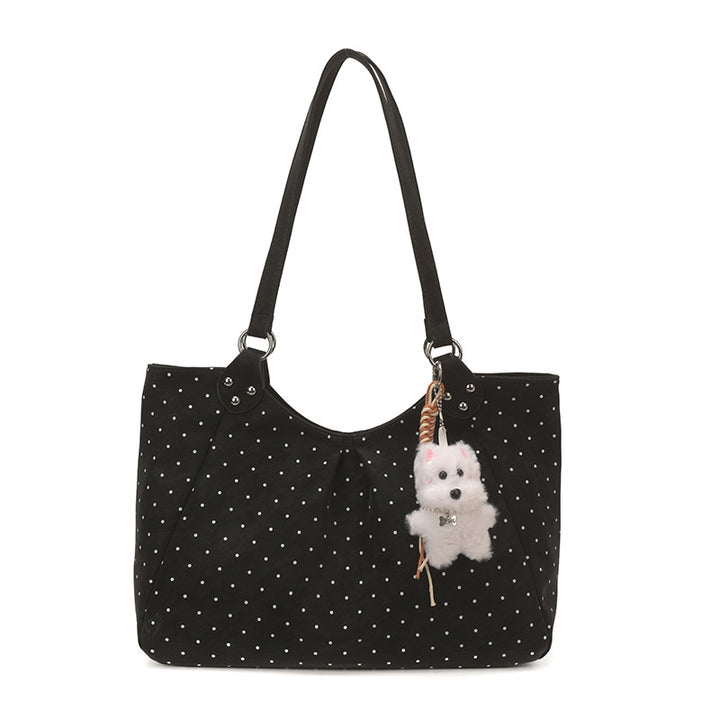 Damen moderne Handtasche mit eleganten Punkten Nord Taschen