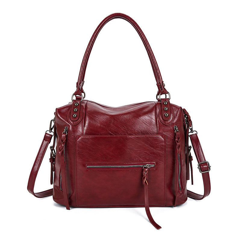 Damen elegante Handtasche mit mehreren Fächern Nord Taschen