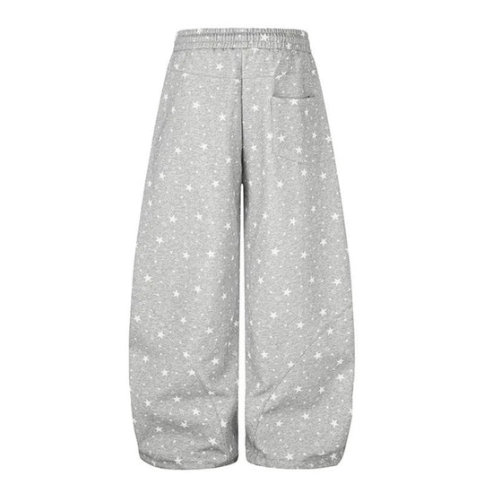 Damen Weite Palazzo-Loungehose mit Komfortbund, Tunnelzug und verstellbarem Saum Nord Taschen