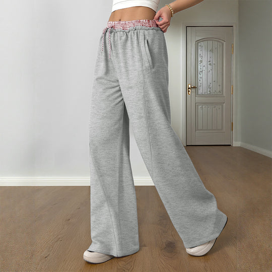 Damen Lässige Weite Jogginghose Nord Taschen