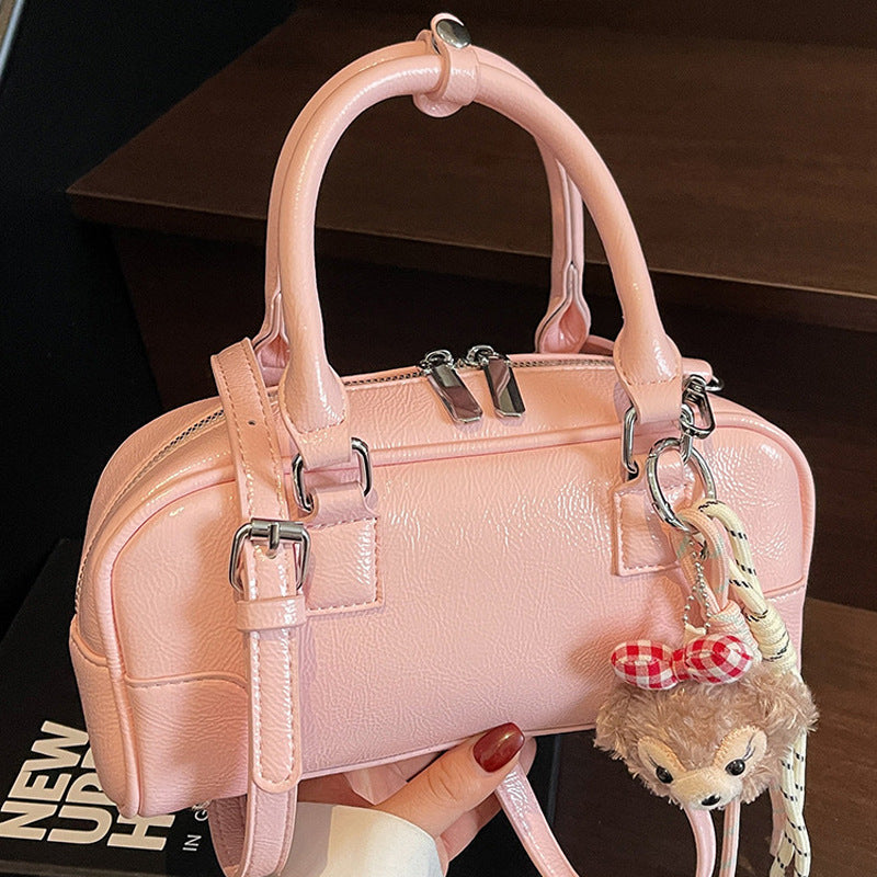 Damen elegante Handtasche im modernen Talkum-Look Nord Taschen