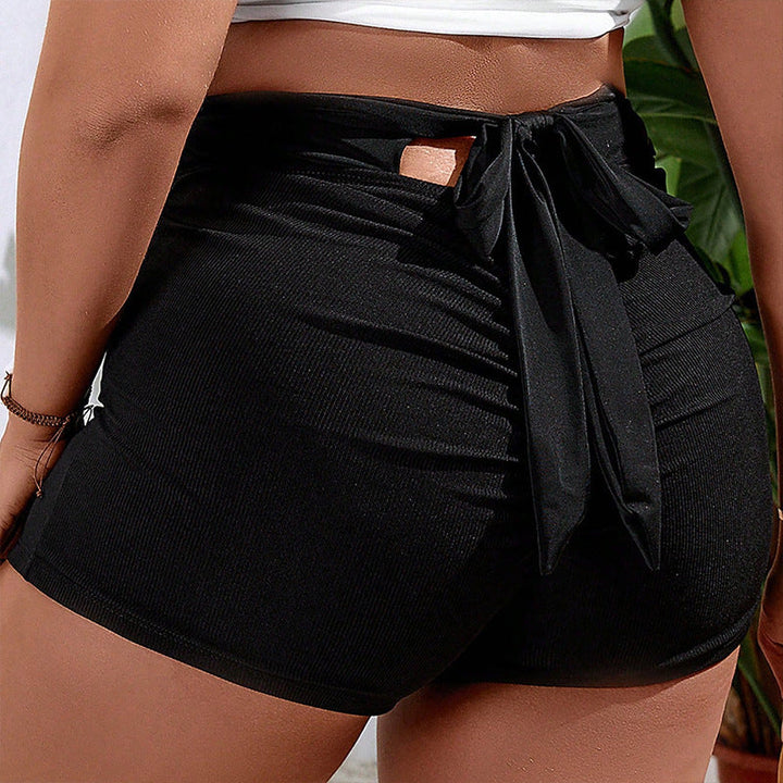 Damen Sportliche Badeshorts mit elastischem Bund und praktischen Taschen