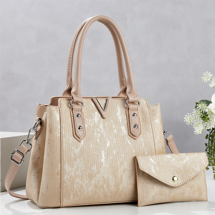 Damen elegante Handtasche mit abnehmbarem Geldbeutel Nord Taschen