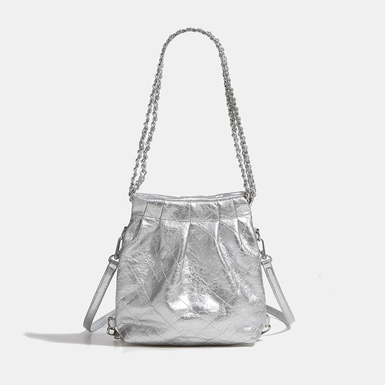 Damen Hobo-Tasche mit originellem Faltendesign und luxuriösem Kettenriemen Nord Taschen