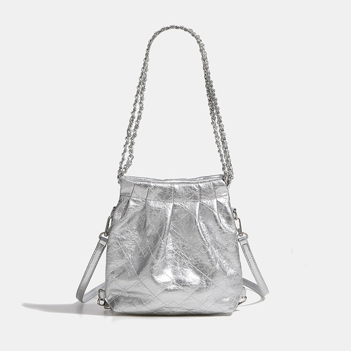 Damen Hobo-Tasche mit originellem Faltendesign und luxuriösem Kettenriemen Nord Taschen