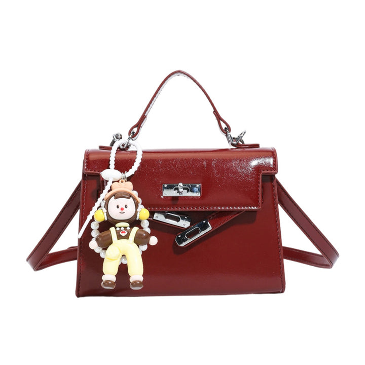 Damen Mini Handtasche mit süßem Anhänger Nord Taschen