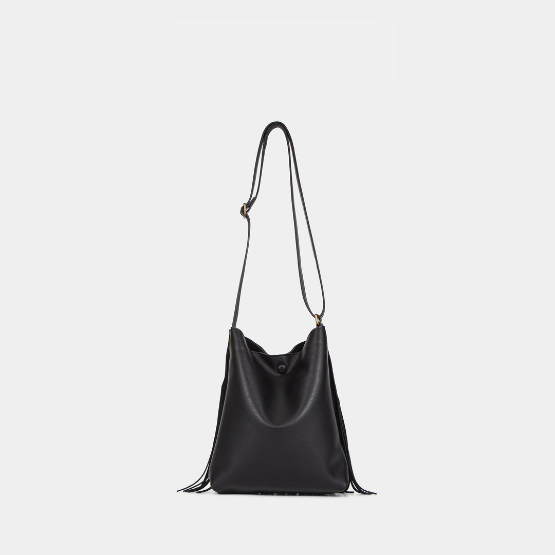Damen modische Fransenhandtasche mit einzigartiger Applikation Nord Taschen