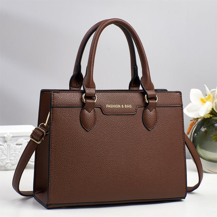 Damen Handtasche im klassischen Design mit abnehmbarem Schulterriemen Nord Taschen