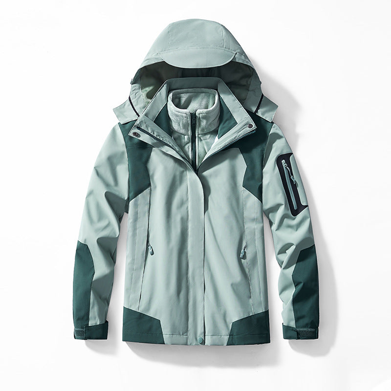 Herren atmungsaktive Outdoor-Windejacke Nord Taschen
