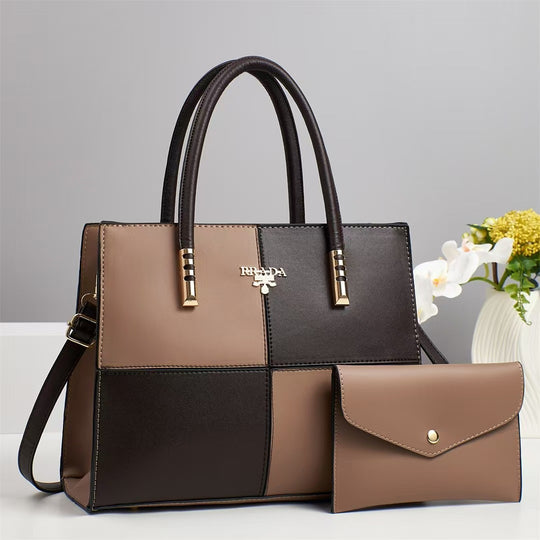 Damen modische Handtasche mit abnehmbarem Mini-Portemonnaie Nord Taschen