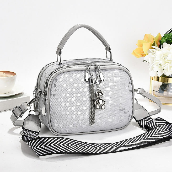 Damen Mini Handtasche mit einzigartiger Prägung und abnehmbarem Schulterriemen Nord Taschen