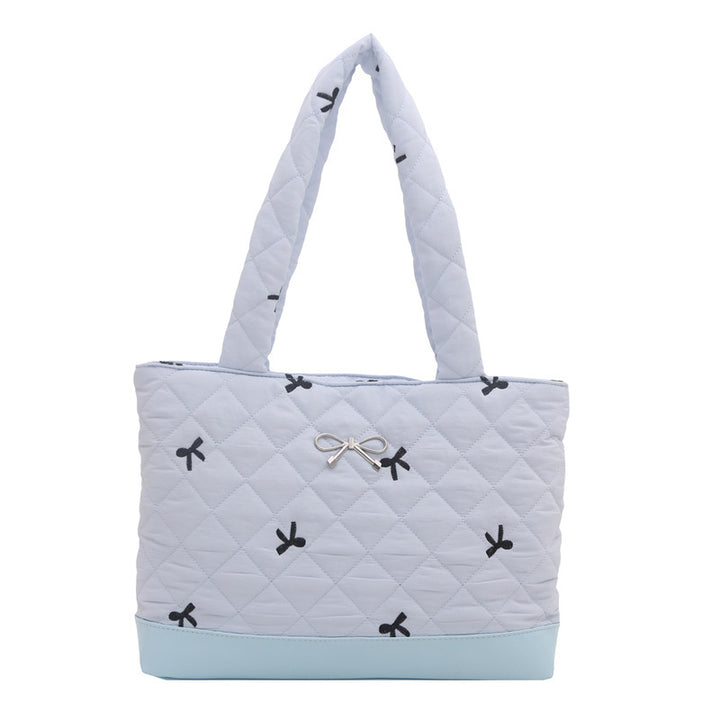 Damen elegante Quilted Handtasche mit verziertem Design Nord Taschen