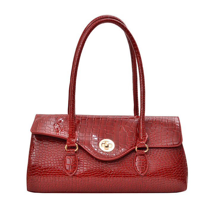 Damen elegante Handtasche im Krokodil-Design Nord Taschen
