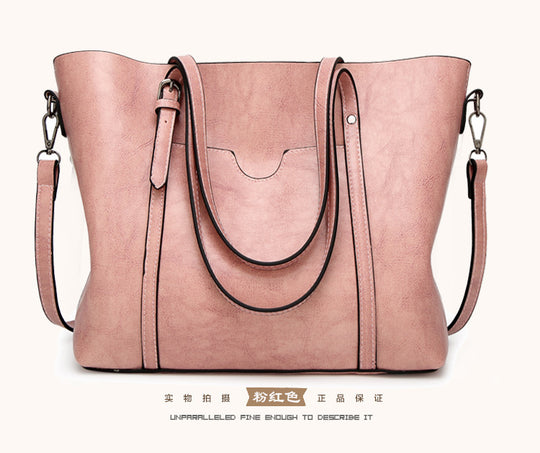 Damen eleganter Tote mit verstellbarem Schulterriemen und strukturiertem Kunstleder Nord Taschen