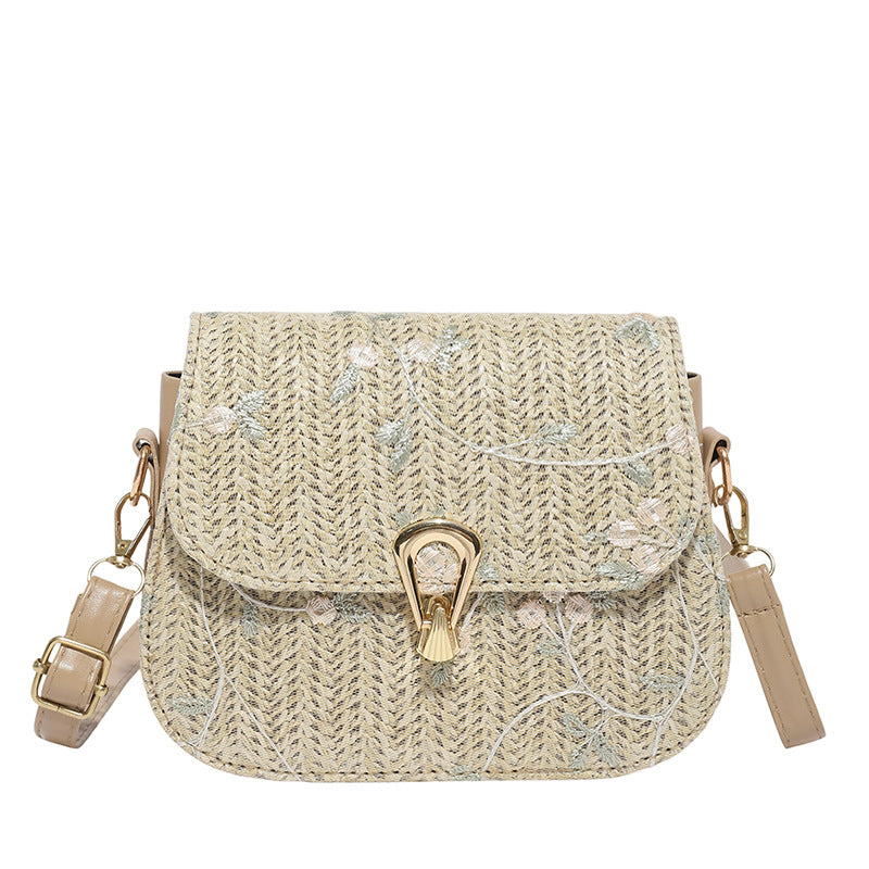 Damen Schultertasche mit kunstvoll gewebtem Design Nord Taschen