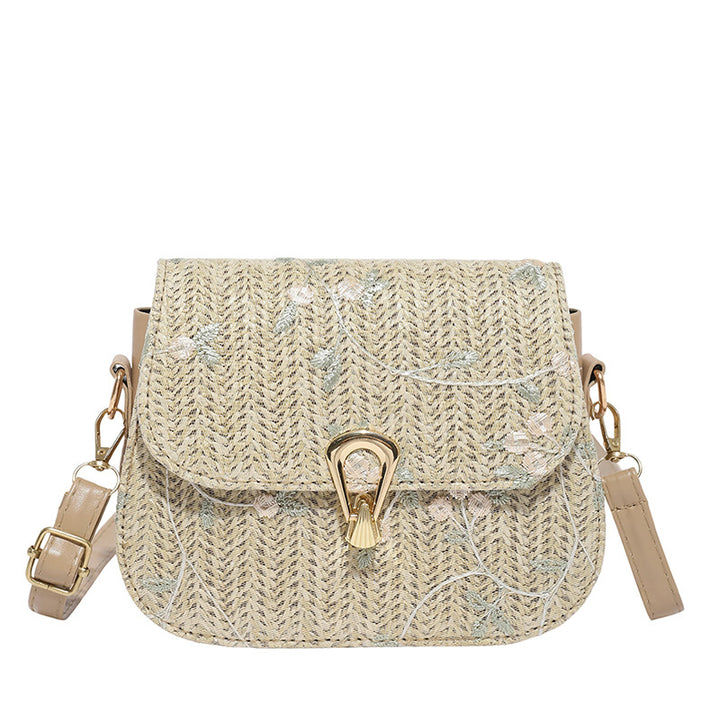 Damen Schultertasche mit kunstvoll gewebtem Design Nord Taschen